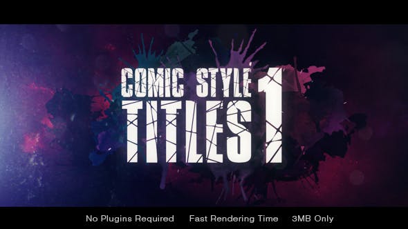 Comic Style Title - 19933896 Videohive Download