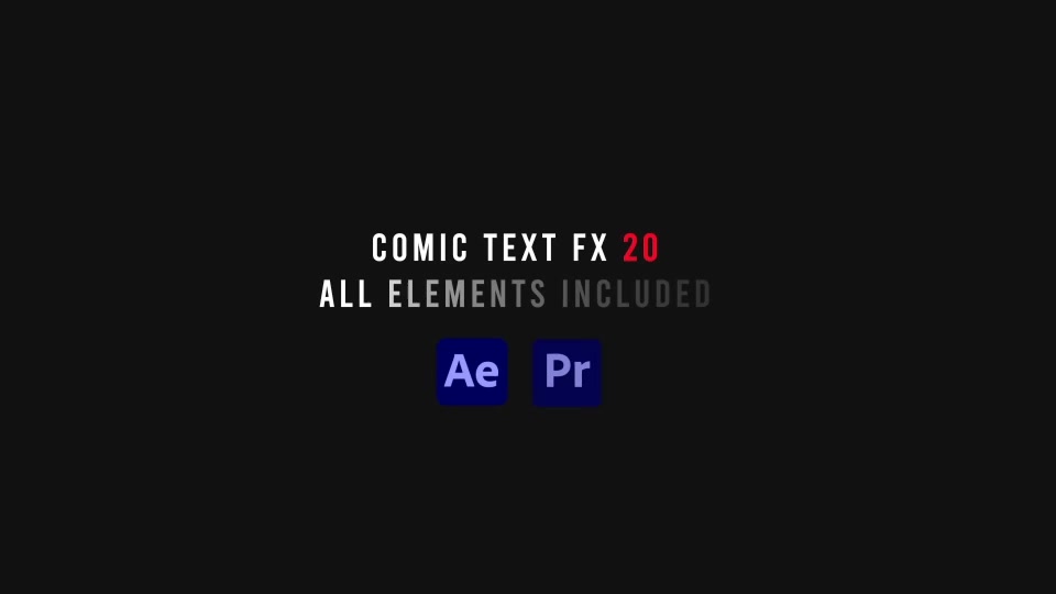 Comic Text FX 1_20 40 Videohive 36785796 After Effects Image 10