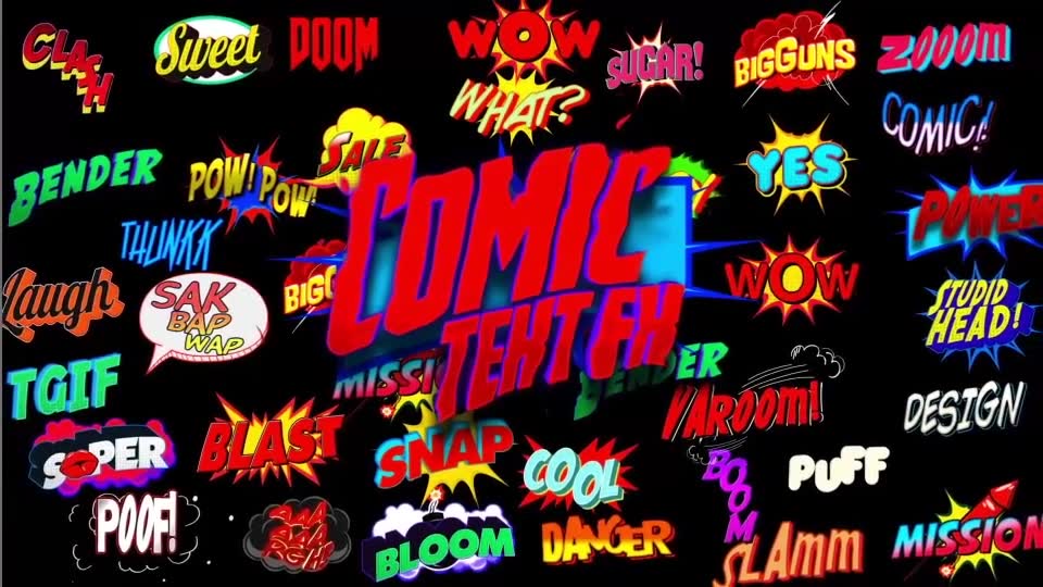 Comic Text FX - Download Videohive 22459420