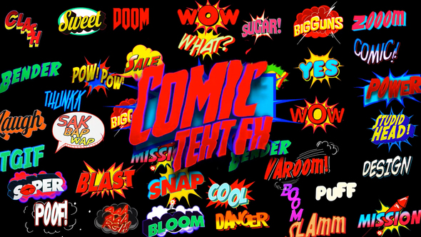 Comic Text FX - Download Videohive 22459420