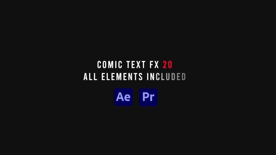 Comic Text FX_40 60 Videohive 36786622 After Effects Image 10