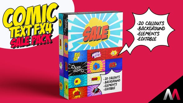 Comic Text Fx4_Sale Pack - Videohive 37129732 Download