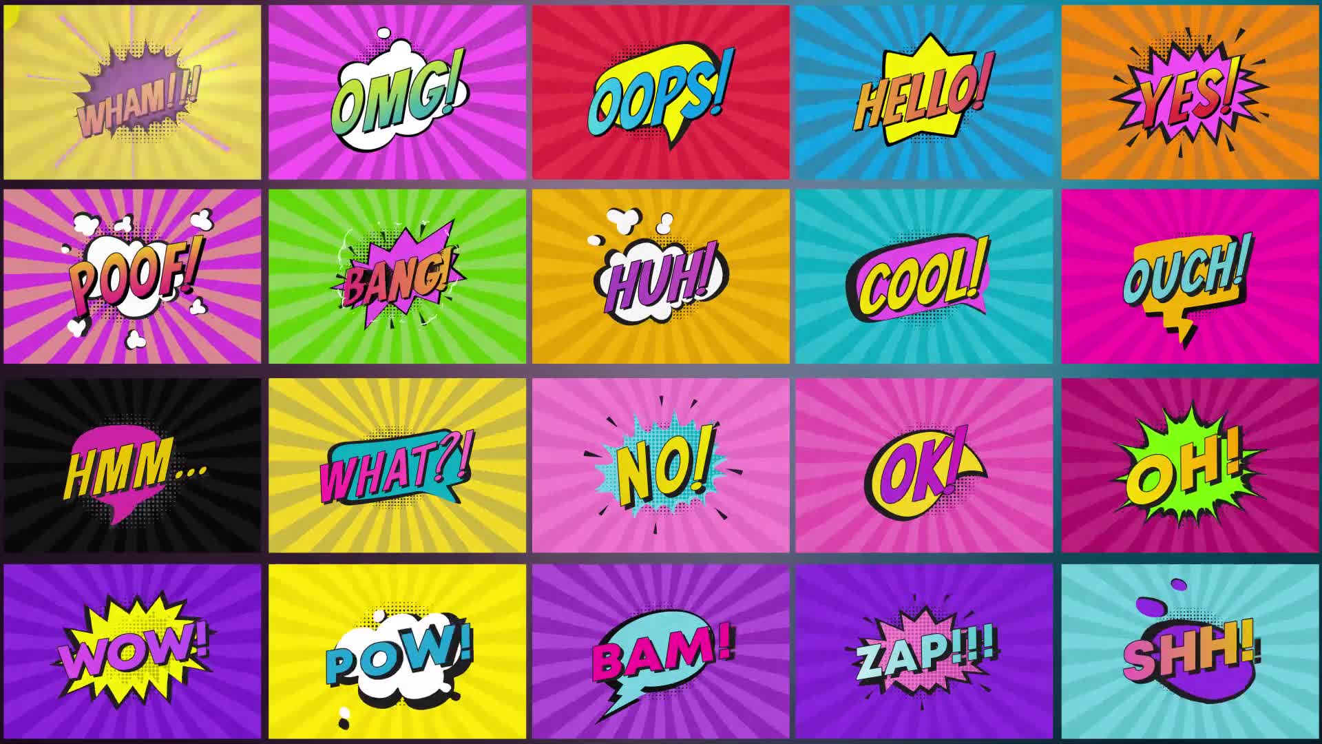 Comic Titles || After Effects Videohive 33393938 After Effects Image 1