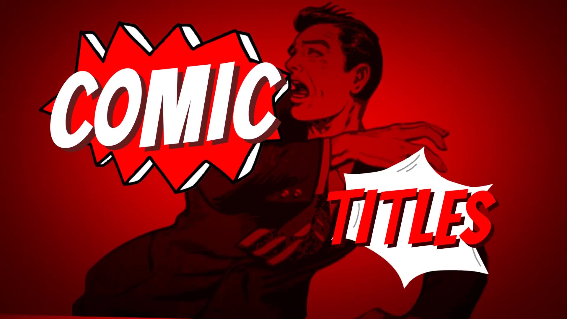 Comic Titles And Speech Bubbles | After Effects Videohive 36125974 After Effects Image 3