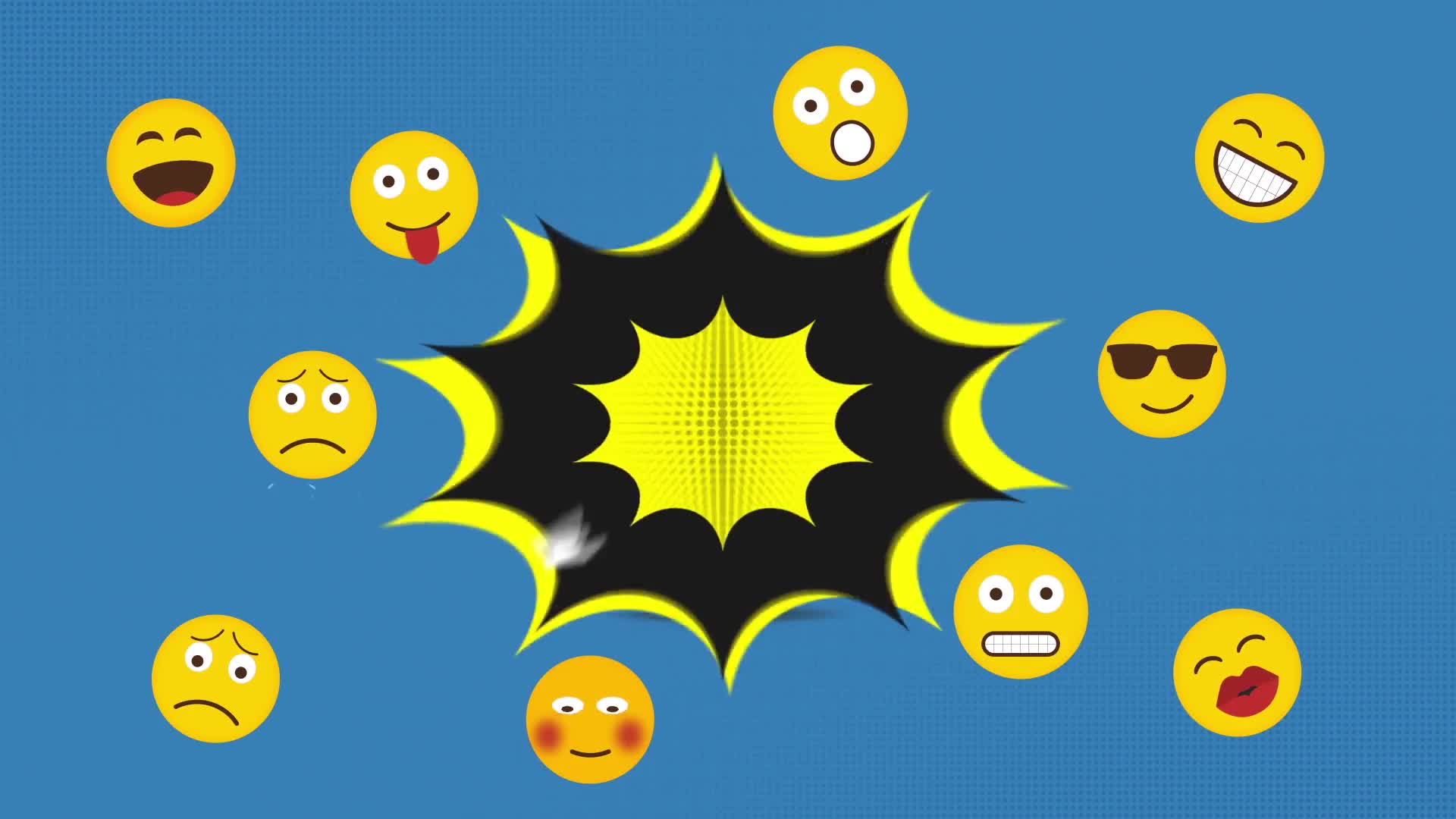 Comic Titles Speech Bubbles Emoji Stickers Flash FX Graphic Pack Videohive 22645319 Premiere Pro Image 1