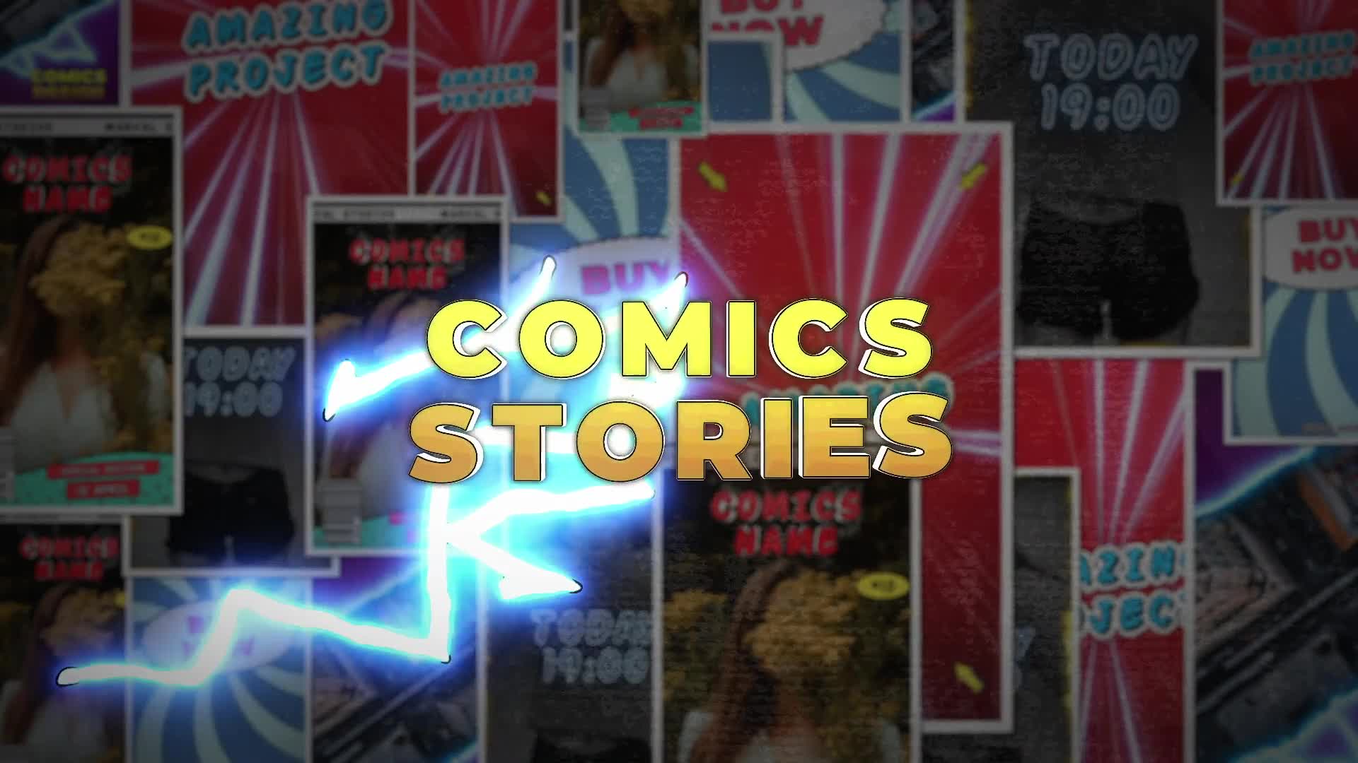 Comics Instagram Stories MOGRT Videohive 27956020 Premiere Pro Image 1