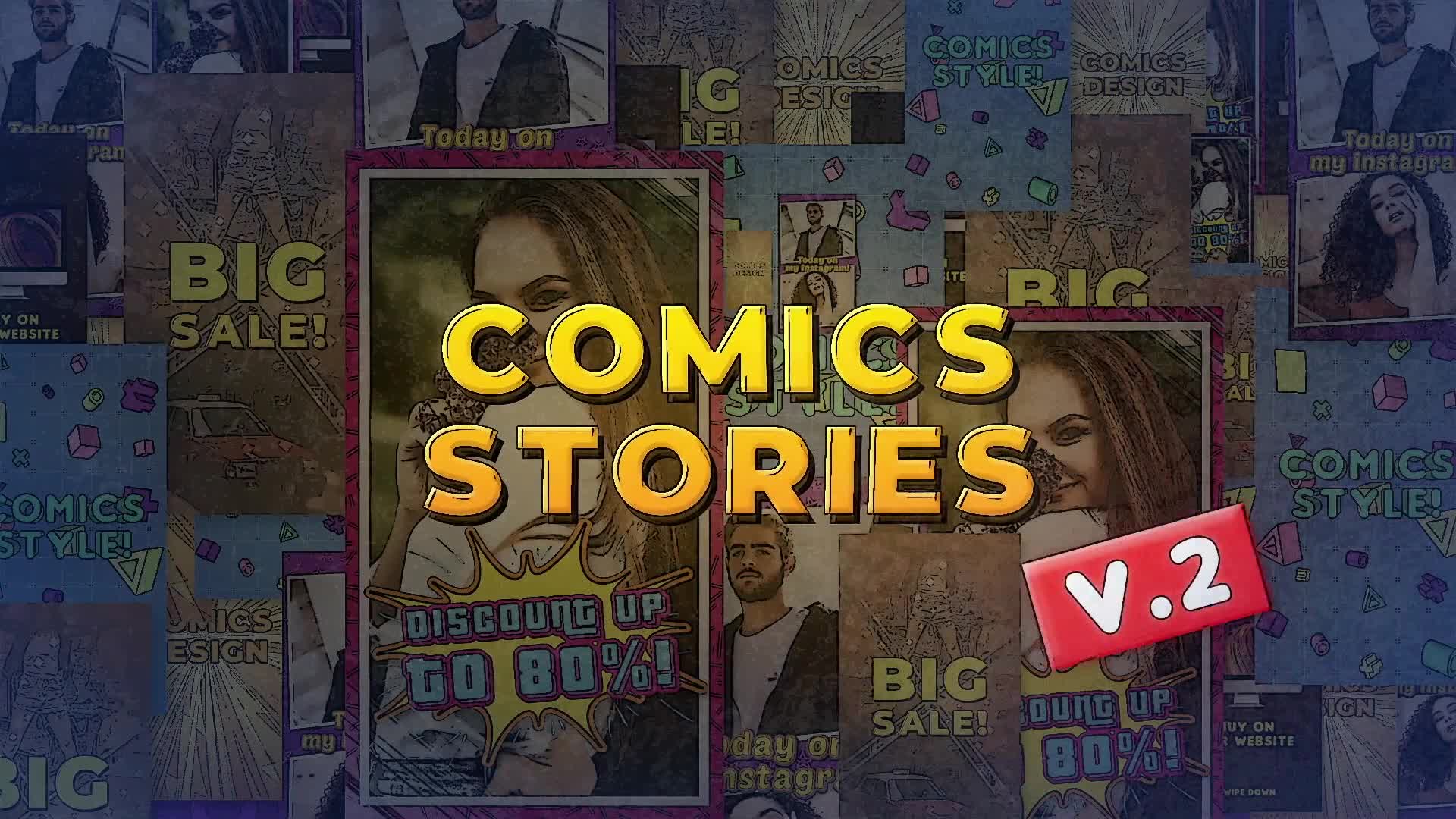 Comics Instagram Stories v.2 Premiere Pro Videohive 31791322 Premiere Pro Image 1