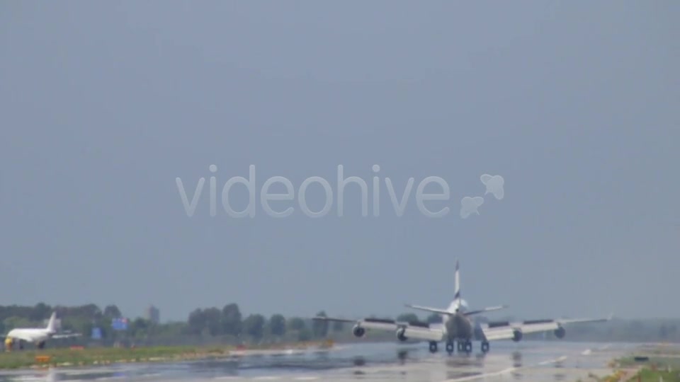 Commercial Jet Plane Landing  Videohive 8513374 Stock Footage Image 11