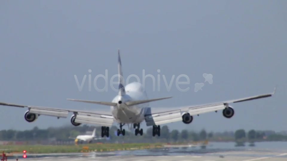Commercial Jet Plane Landing  Videohive 8513374 Stock Footage Image 3