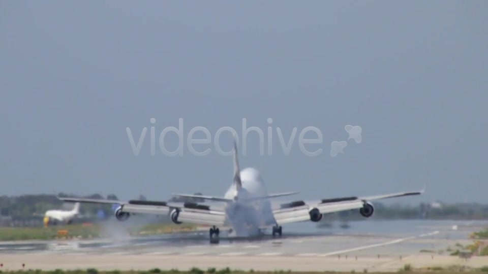 Commercial Jet Plane Landing  Videohive 8513374 Stock Footage Image 5