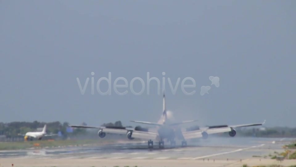 Commercial Jet Plane Landing  Videohive 8513374 Stock Footage Image 6