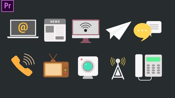 Communication Icons - 33790509 Videohive Download