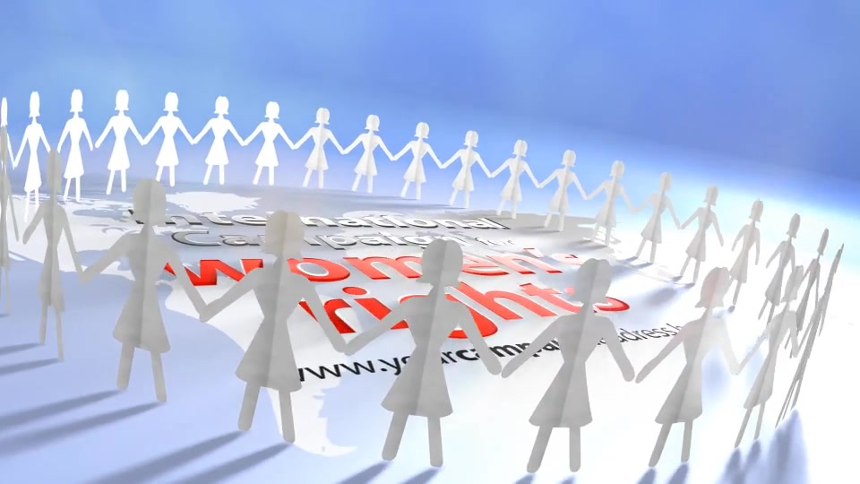 Community Awareness Campaign Human Chain Intro - Download Videohive 7005882