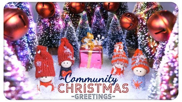Community Christmas Greetings - Download 22701411 Videohive