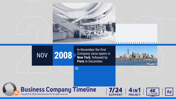 Company Timeline - Download Videohive 27046651