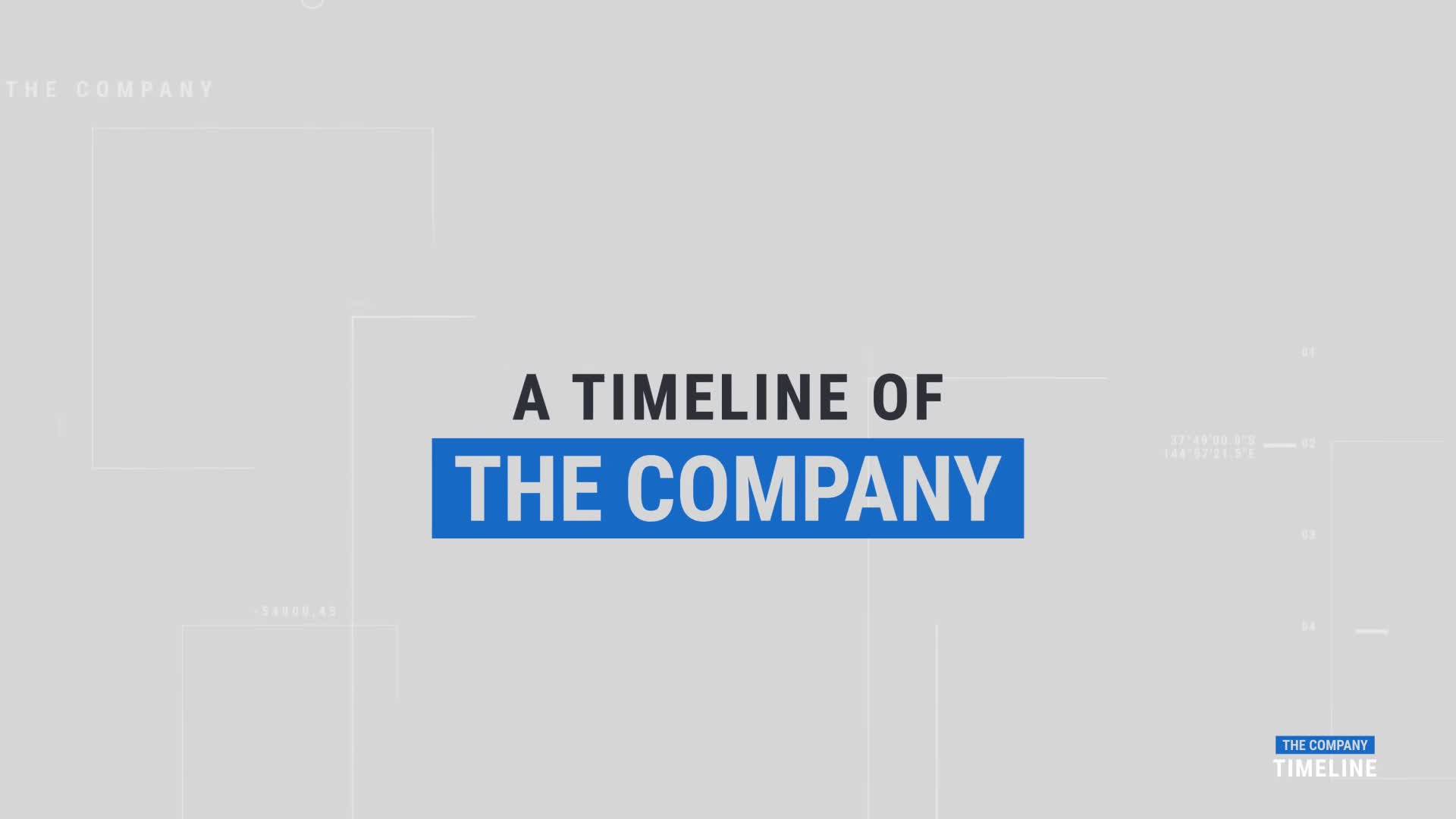 company timeline after effects free download