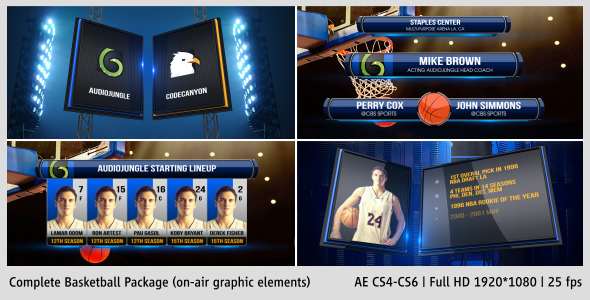 Complete On Air Basketball Package - Download Videohive 7331182