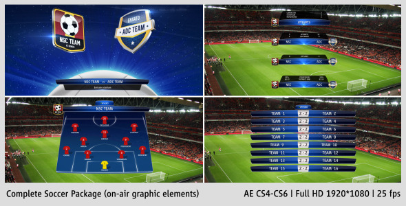 Complete On Air Soccer Package - Download Videohive 3593551