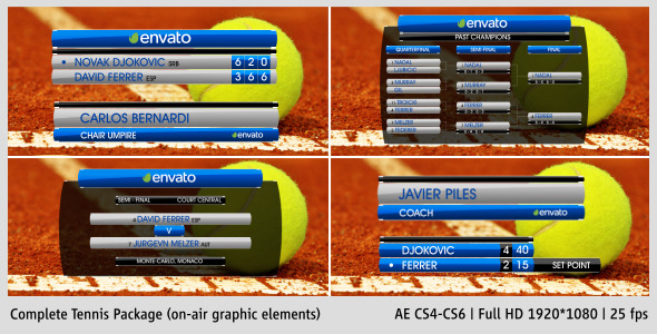 Complete On Air Tennis Package - Download Videohive 5504875