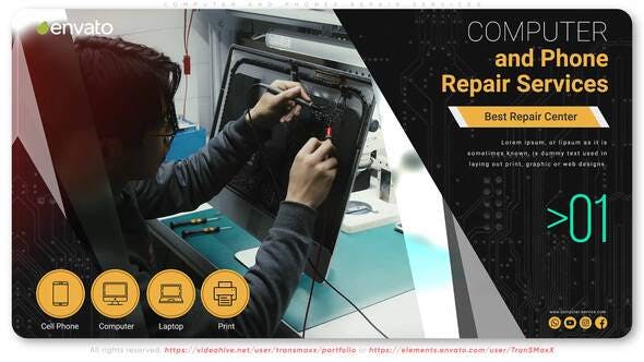 Computer and Phones Repair Services - Download Videohive 33224653