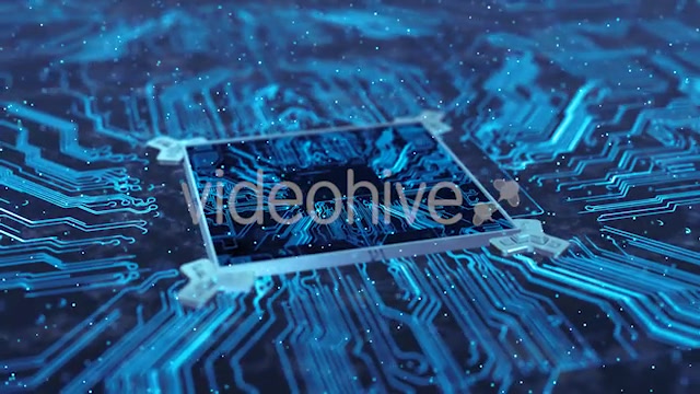 Computer Chip Of Central Processing Unit Network Technology - Download Videohive 20970013