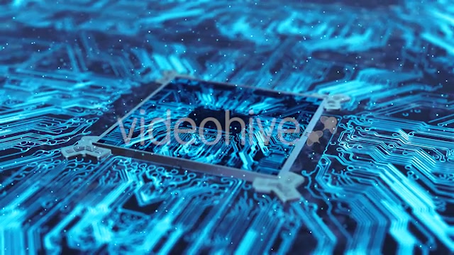 Computer Chip Of Central Processing Unit Network Technology - Download Videohive 20970013