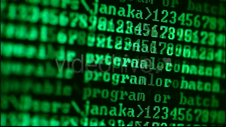 Computer Code  Videohive 3953605 Stock Footage Image 6