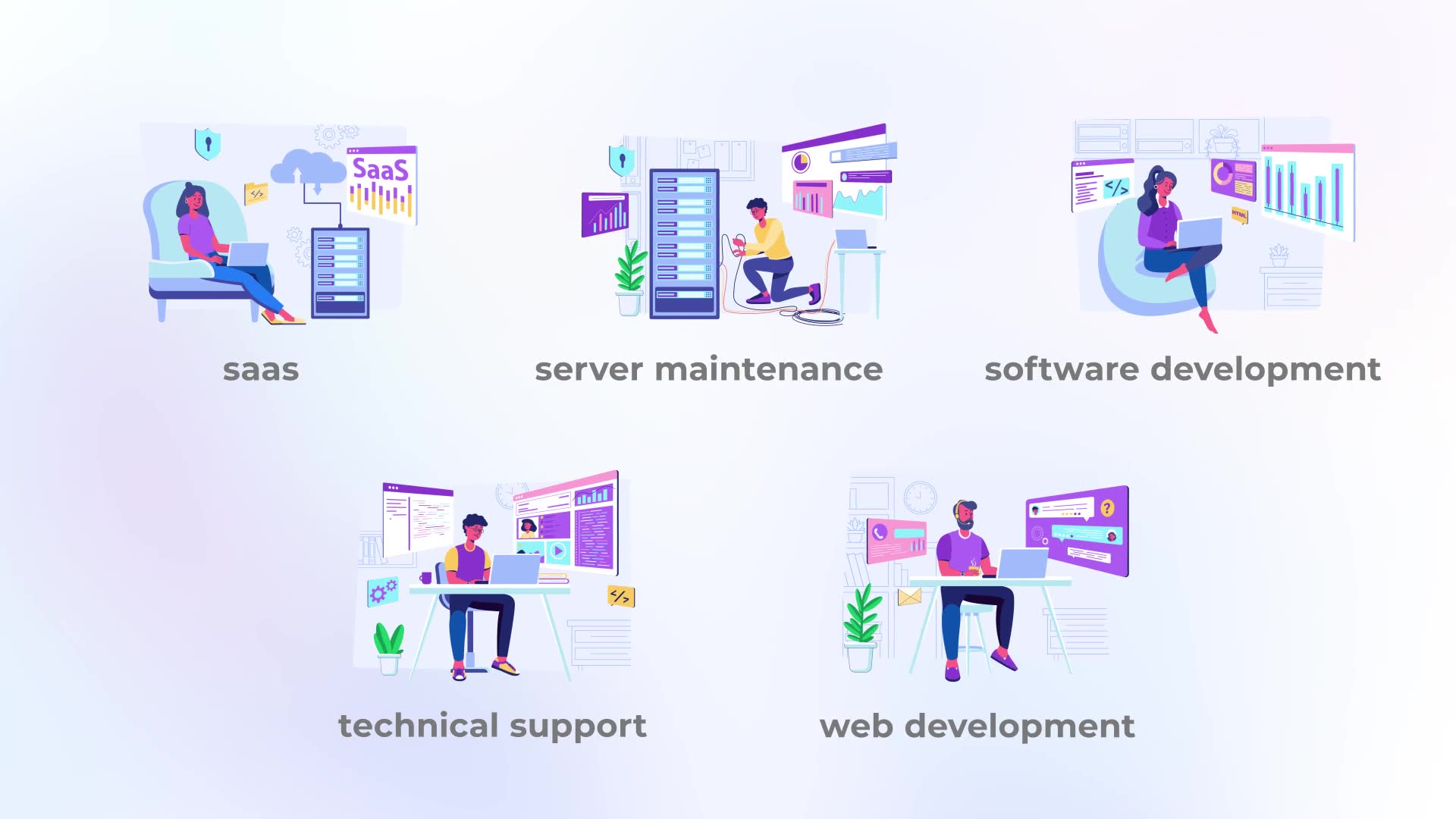 Computer development Flat concepts Videohive 39487758 After Effects Image 6