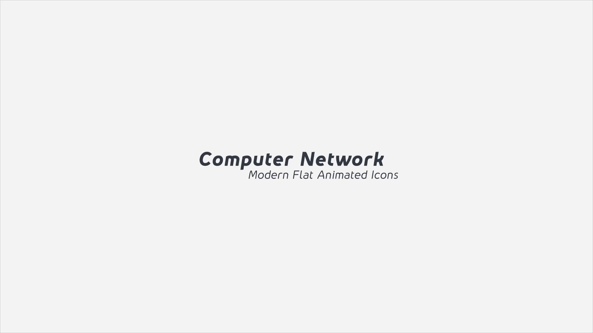 Computer Network Modern Flat Animated Icons Mogrt Videohive 27776086 Premiere Pro Image 1