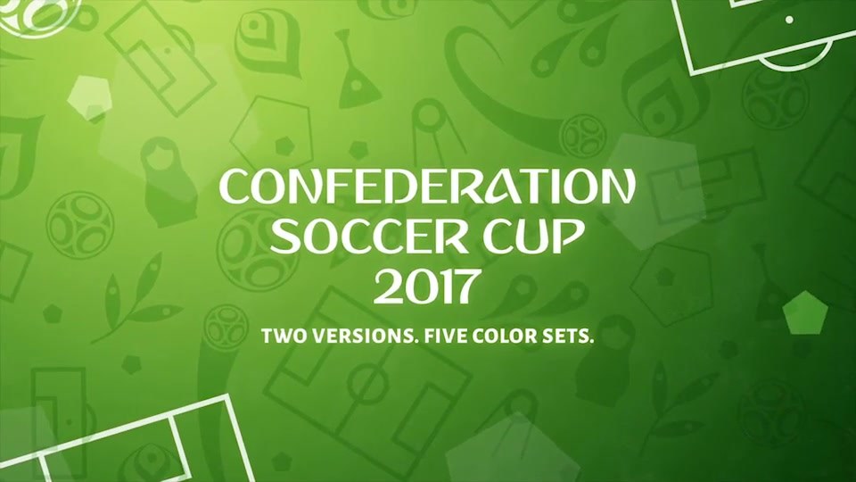 Confederation Football (Soccer) Cup Opener - Download Videohive 20036000