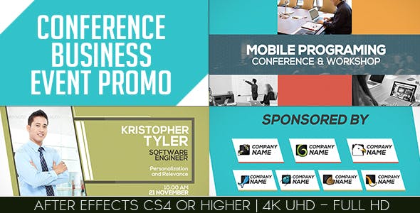 Conference Business Event Promo - Videohive Download 20005457