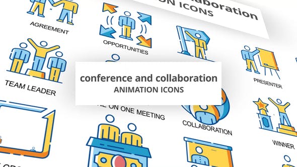 Conference & Collaboration Animation Icons - Download 30260801 Videohive