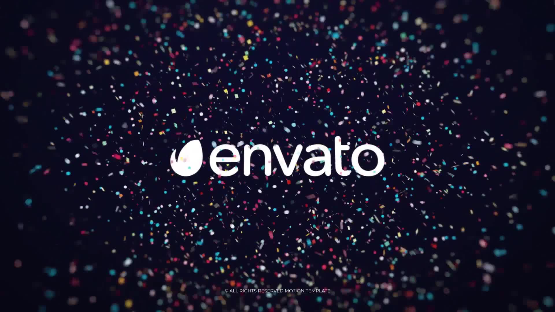 Confetti Burst Logo Reveal Videohive 29711742 After Effects Image 1