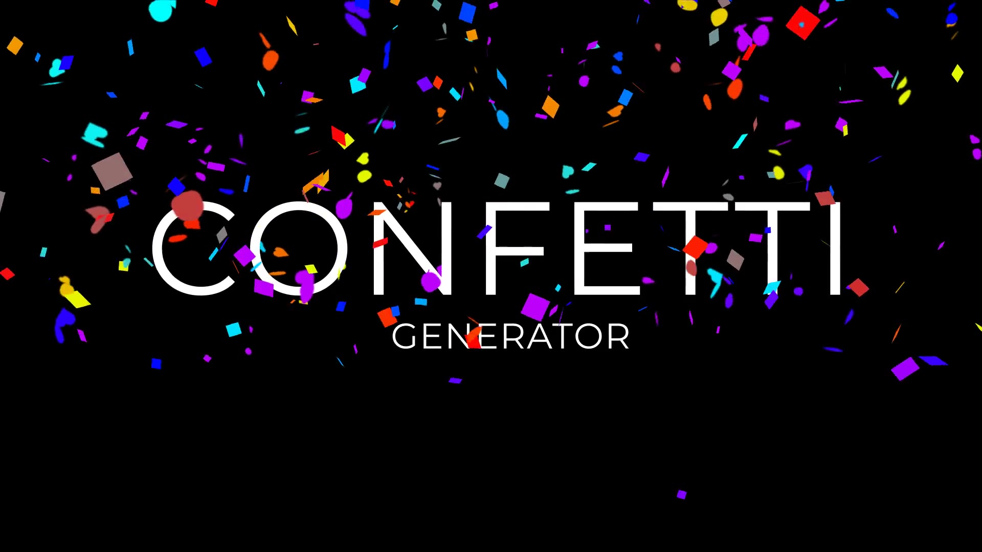 Confetti Generator 24702255 Videohive Quick Download After Effects