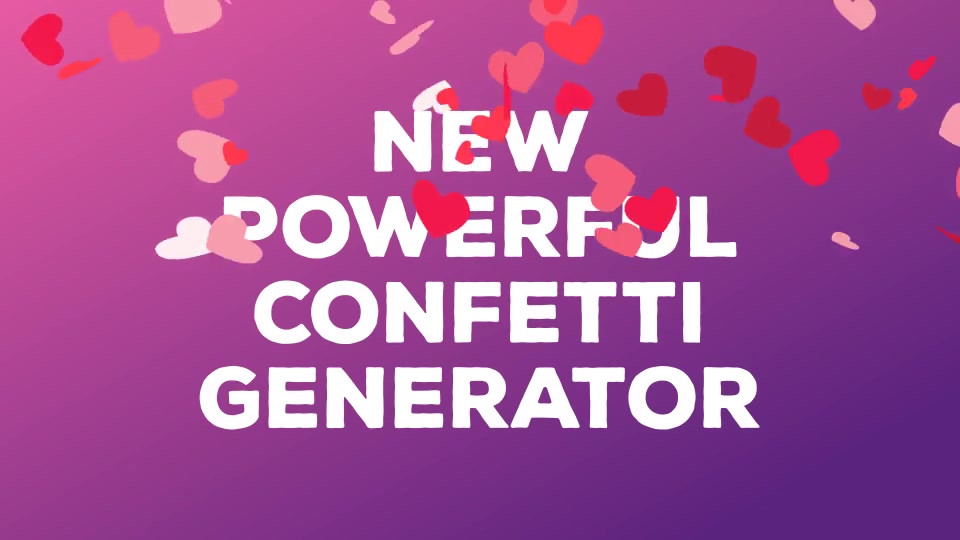 Confetti Generator - Download Videohive 21601207