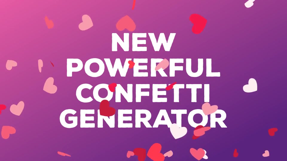 Confetti Generator - Download Videohive 21601207