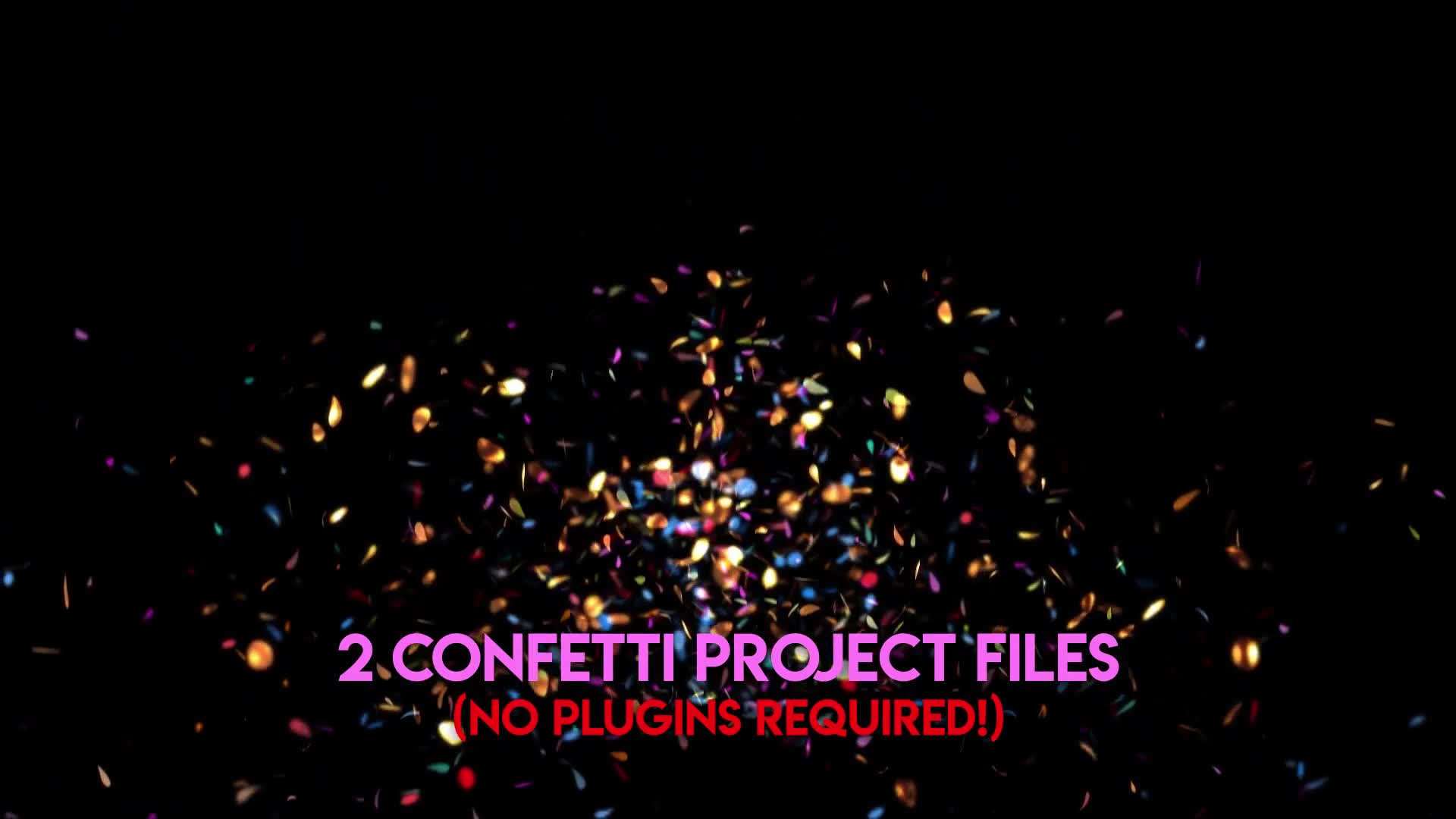 Confetti no Plugins Videohive 36348951 After Effects Image 2