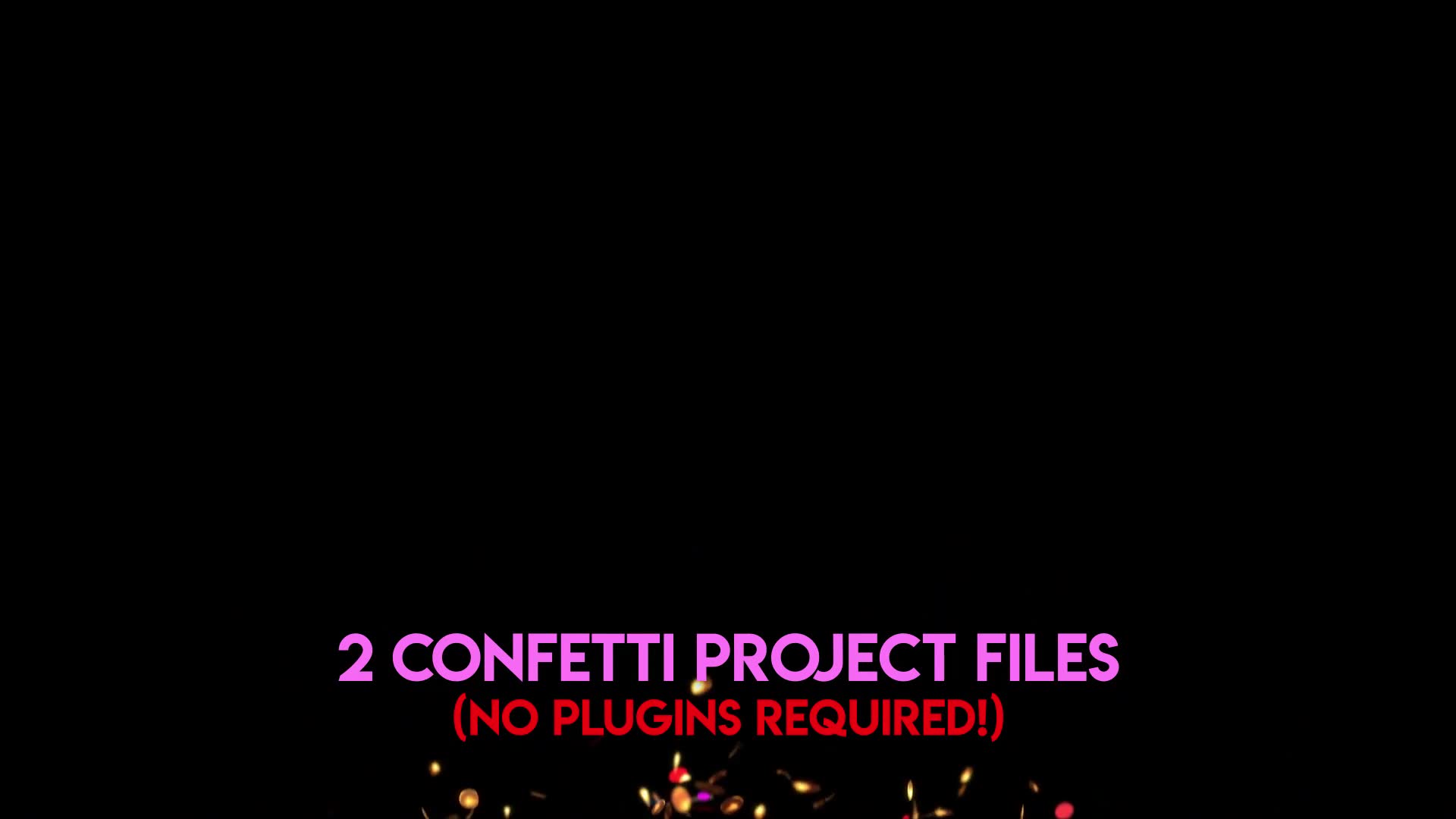 Confetti no Plugins Videohive 36348951 After Effects Image 3