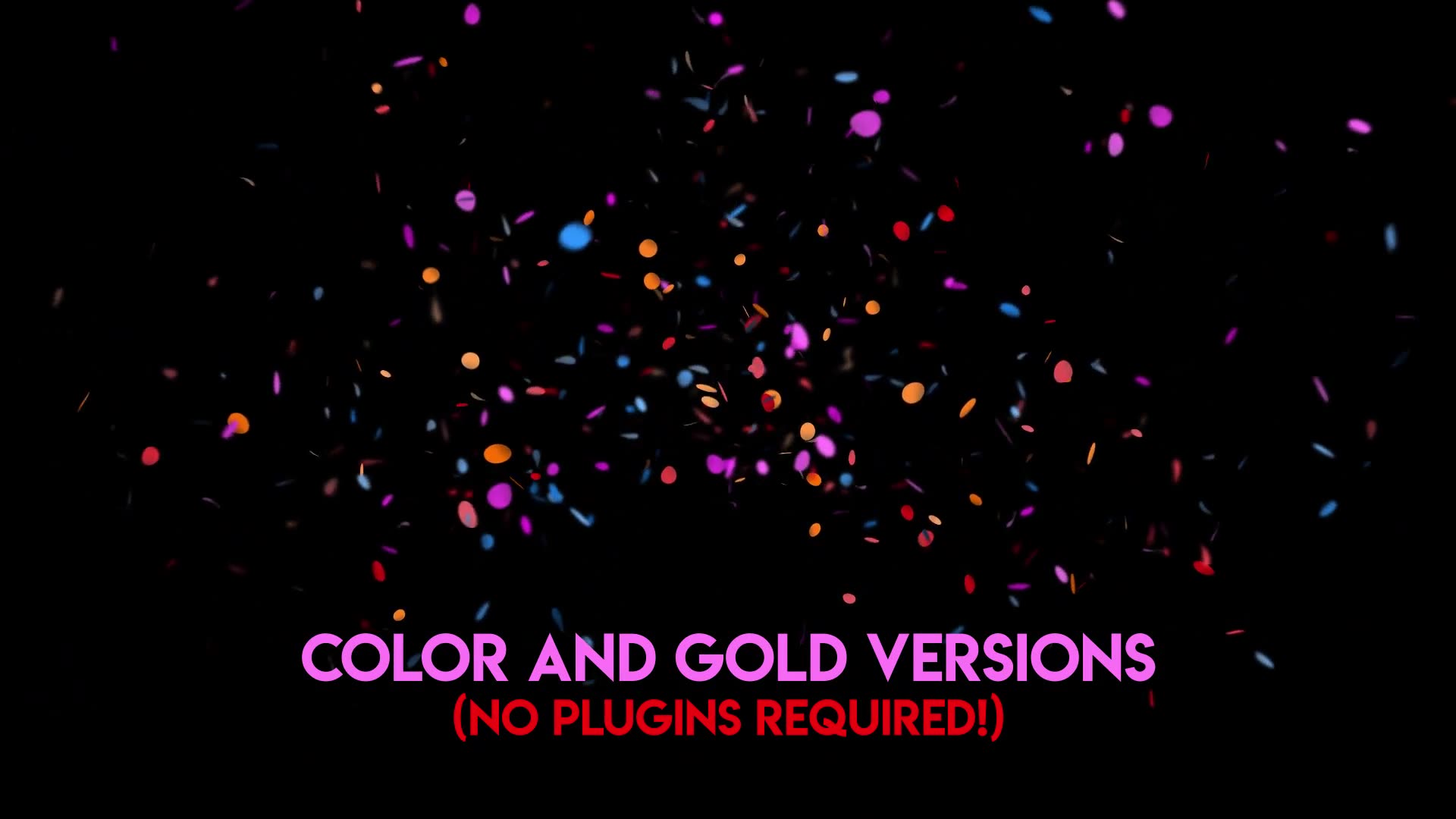 Confetti no Plugins Videohive 36348951 After Effects Image 7