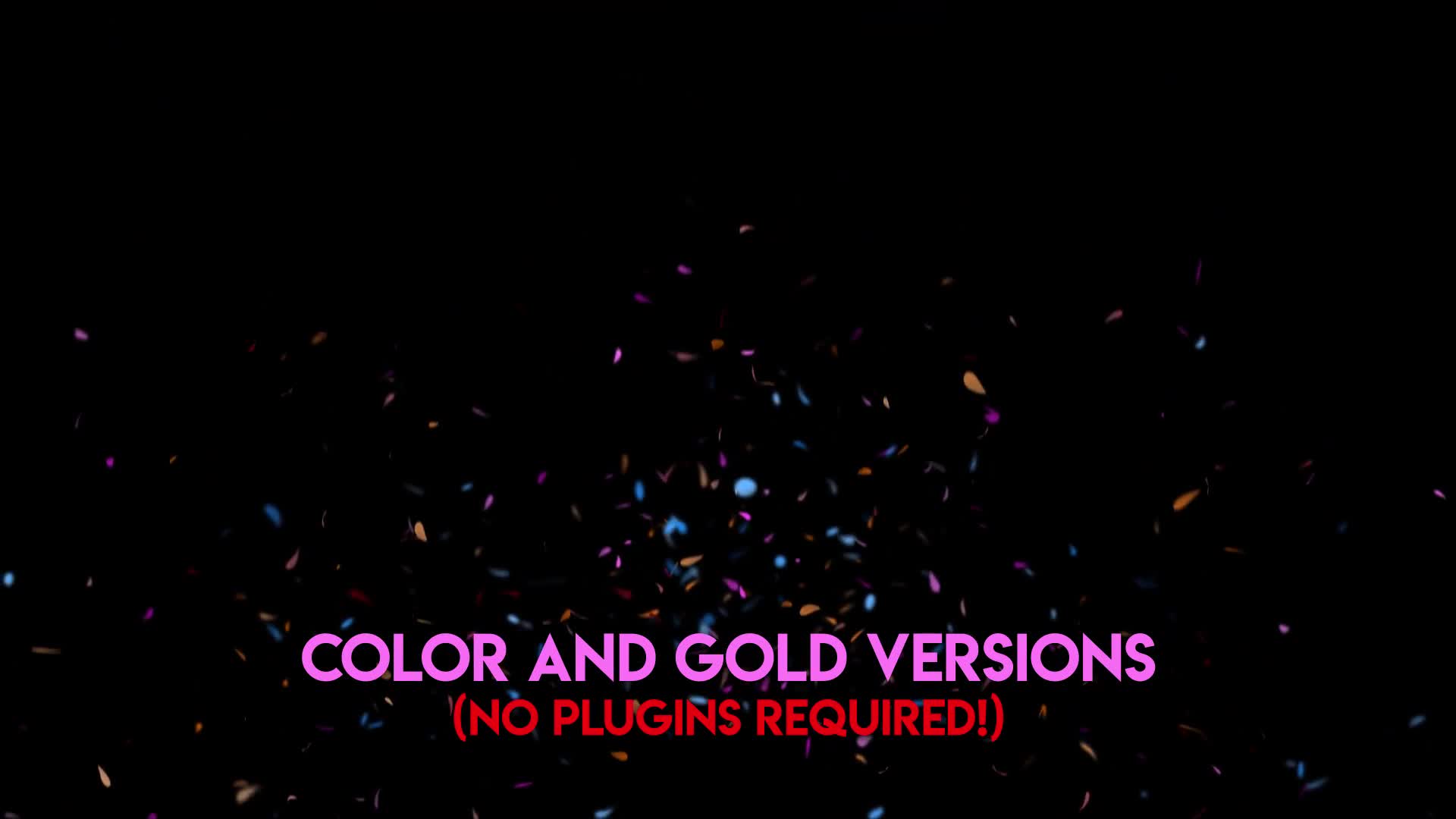 Confetti no Plugins Videohive 36348951 After Effects Image 8