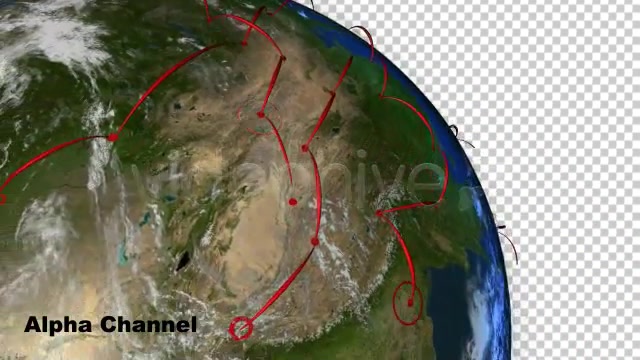 Connecting the Globe Zooming Out Videohive 223240 Motion Graphics Image 10