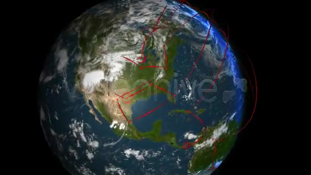 Connecting the Globe Zooming Out Videohive 223240 Motion Graphics Image 4