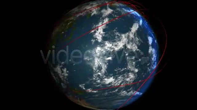 Connecting the Globe Zooming Out Videohive 223240 Motion Graphics Image 5