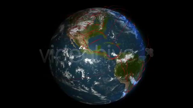 Connecting the Globe Zooming Out Videohive 223240 Motion Graphics Image 8