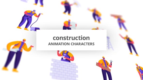 Construction Character Set - Videohive Download 28672345
