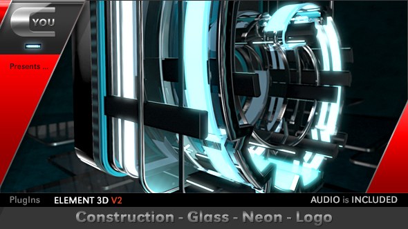 Construction Glass Neon Logo - Download Videohive 19413921