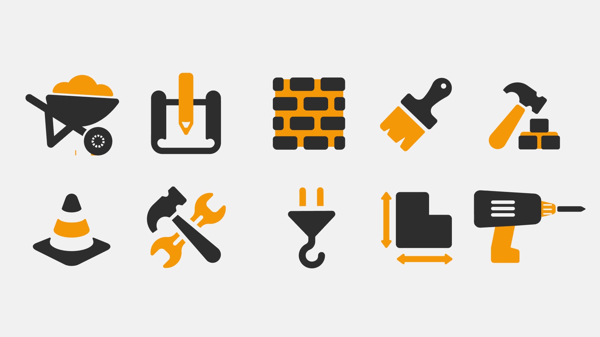 Construction Icons Videohive 35510750 After Effects Image 8