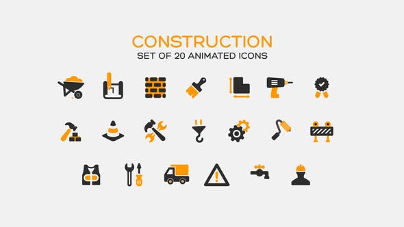 Construction Icons - 35510750 Videohive Download