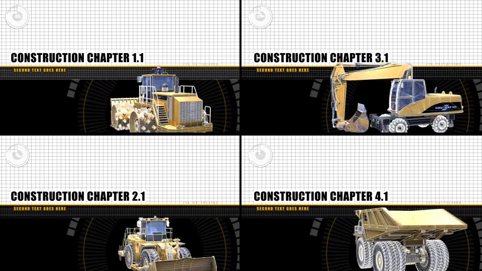 Construction Lower Thirds & Chapter Titles - Download Videohive 16057604