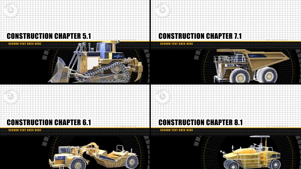 Construction Lower Thirds & Chapter Titles - Download Videohive 16057604